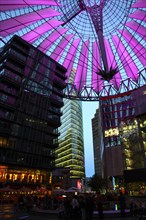 Sony Center in the twilight