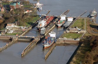 Lock of the Kiel Canal