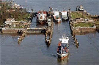 Lock of the Kiel Canal