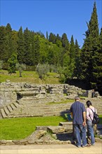 Etruscan temple ruins