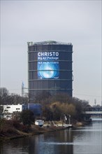 Oberhausen Gasometer with the 'Big Air Package' exhibition of art projects by Christo