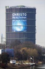 Oberhausen Gasometer with the 'Big Air Package' exhibition of art projects by Christo
