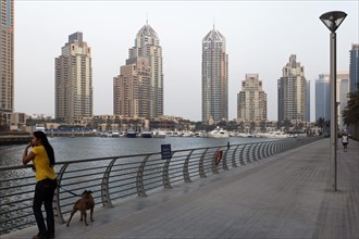 Promenade in Dubai Marina district