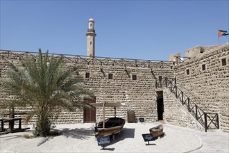 Courtyard with historical boats