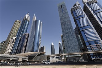 Skyscrapers and Metro Station Financial Centre