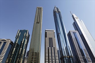 Skyscrapers on Sheikh Zayed Road