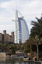 View towards Burj Al Arab from Madinat Jumeirah
