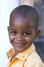 Smiling creole boy