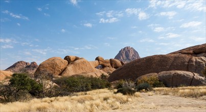 Spitzkoppe granite peaks and a rock arch