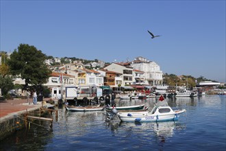 Fishing harbour on the island of Burgazada
