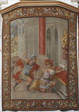 Tapestry depicting the victim of Modin by Johann Carl von Reslfeld