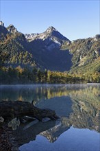 Early morning on lake Offensee