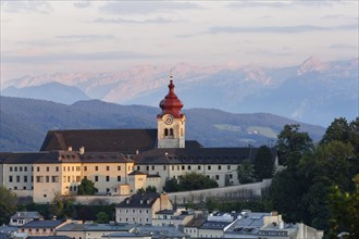 Nonnberg monastery as seen from Kapuzinerberg mountain