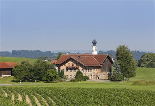 Church in Schonstett with Schwoll estate