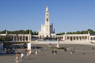Panoramic view of the Sanctuary of Our Lady of Fatima with the Chapel of the Apparitions
