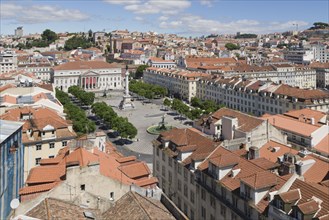 View on Rossio square
