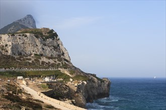Rock of Gibraltar from Europa Point
