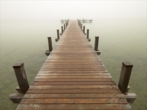 Pier on Lake Woerthsee