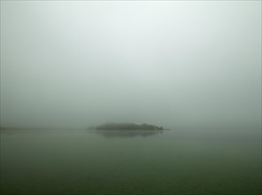 Mausinsel island in Lake Woerthsee