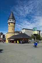 Bockenheimer Warte watchtower in Stadtplatz square