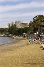 Beach with hotels