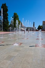 Brunnensee water fountains on Unteren Marktplatz square