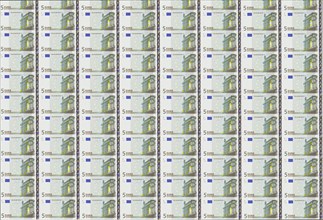 5-euro banknotes