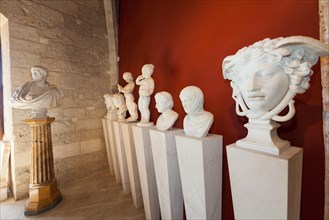 Busts and sculptures at Bellver Castle