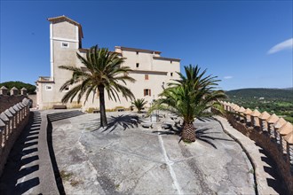 Castle or fortress of Arta with the pilgrimage church of Santuari de Sant Salvador
