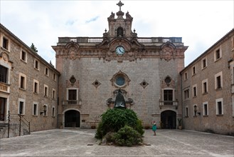 Courtyard of Santuari de Lluc