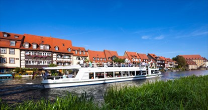 Excursion boat on the Regnitz river