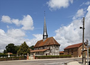 Half-timbered church of Bailly-le-Franc