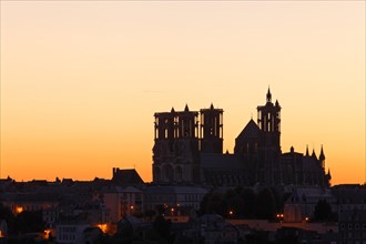 Laon Cathedral in the morning