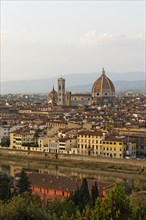 Evening mood on Piazzale Michelangelo square