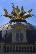 Golden Quadriga on the roof of the Temple of the Sun