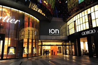 Ion Orchard shopping mall at night