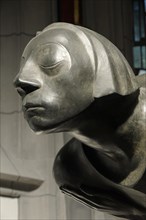 Angel sculpture by Ernst Barlach with features of the artist Kaethe Kollwitz