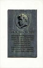Plaque for Georg Simon Ohm