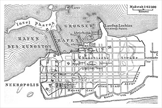 Map of ancient Alexandria