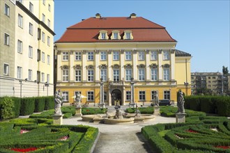 Royal castle with gardens