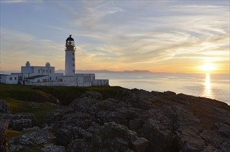 Rua Reidh Lighthouse at sunset