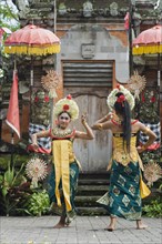 Dancers performing a Barong dance