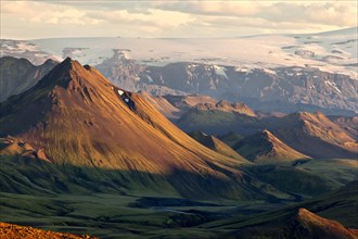 Myrdalsjokull glacier