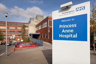 Exterior of Princess Anne Hospital