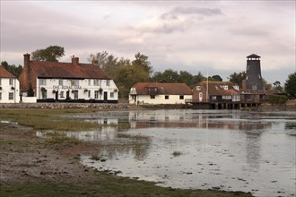 Langstone Mill and the Royal Oak pub between Havant and Hayling Island
