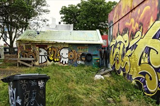Graffiti wall