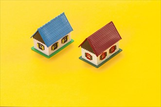 Two miniature houses
