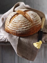 Artisan organic English Rye loaf