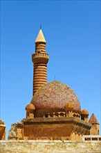 Mosque of the 18th century Ottoman architecture of the Ishak Pasha Palace
