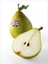 Fresh British comice pears